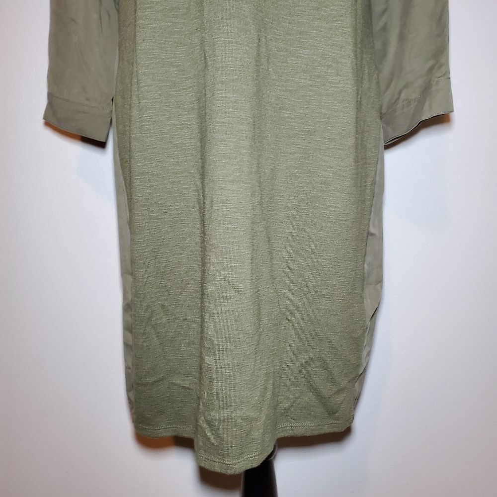 PRANA Hensley Henley Organic Cotton Jersey T-shirt Dress Size S - Picture 4 of 14